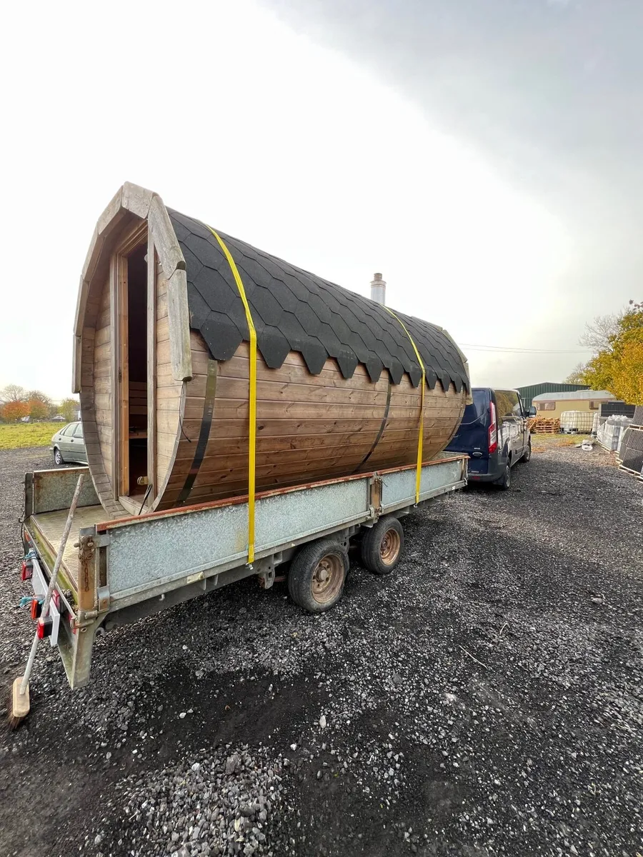 Barrel sauna 3.5m  (16ft trailer optional) - Image 2