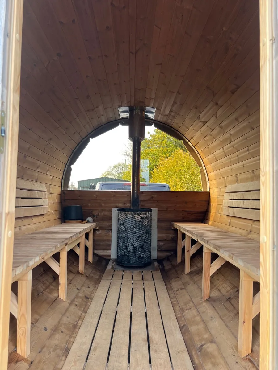 Barrel sauna 3.5m  (16ft trailer optional) - Image 3