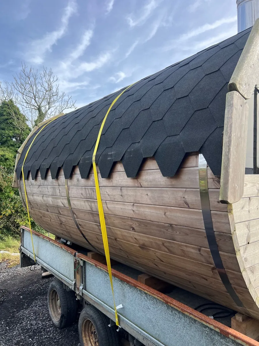 Barrel sauna 3.5m  (16ft trailer optional) - Image 4
