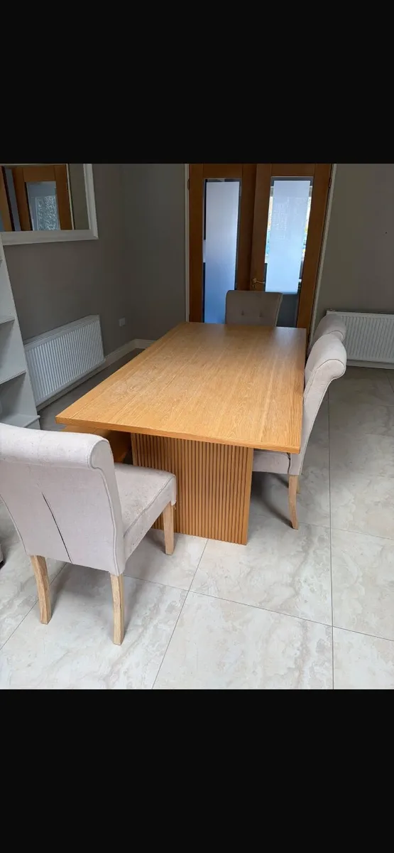 Swedish wooden Table with extenders - Image 2