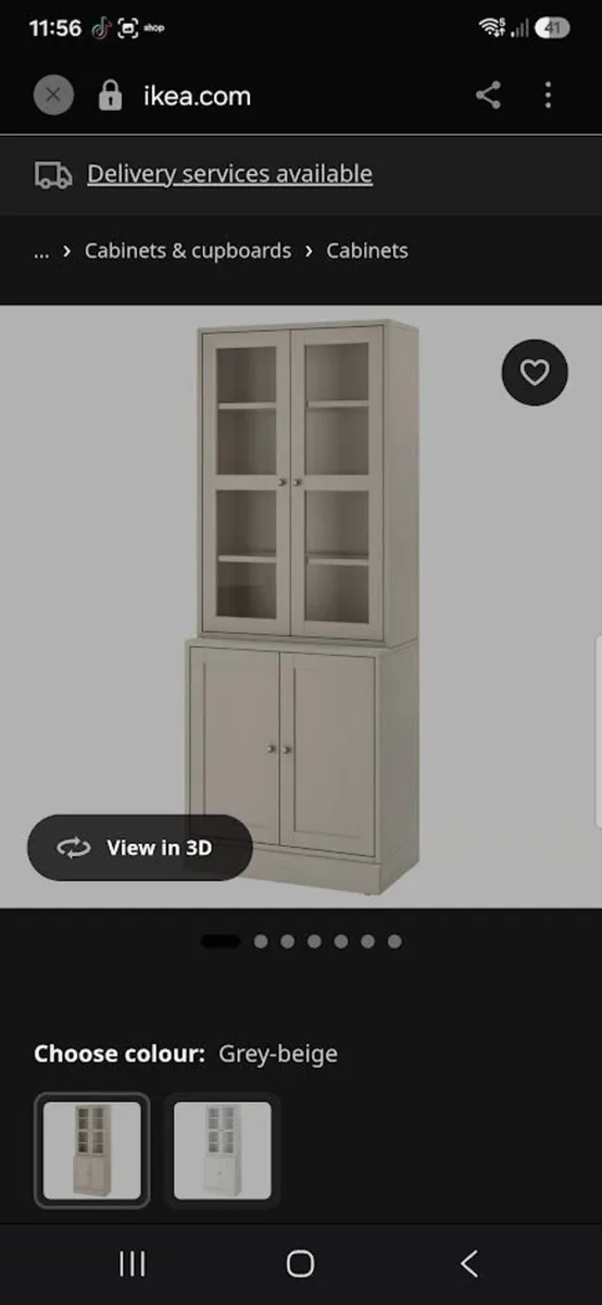 Ikea Havsta display Cabinet - Image 2