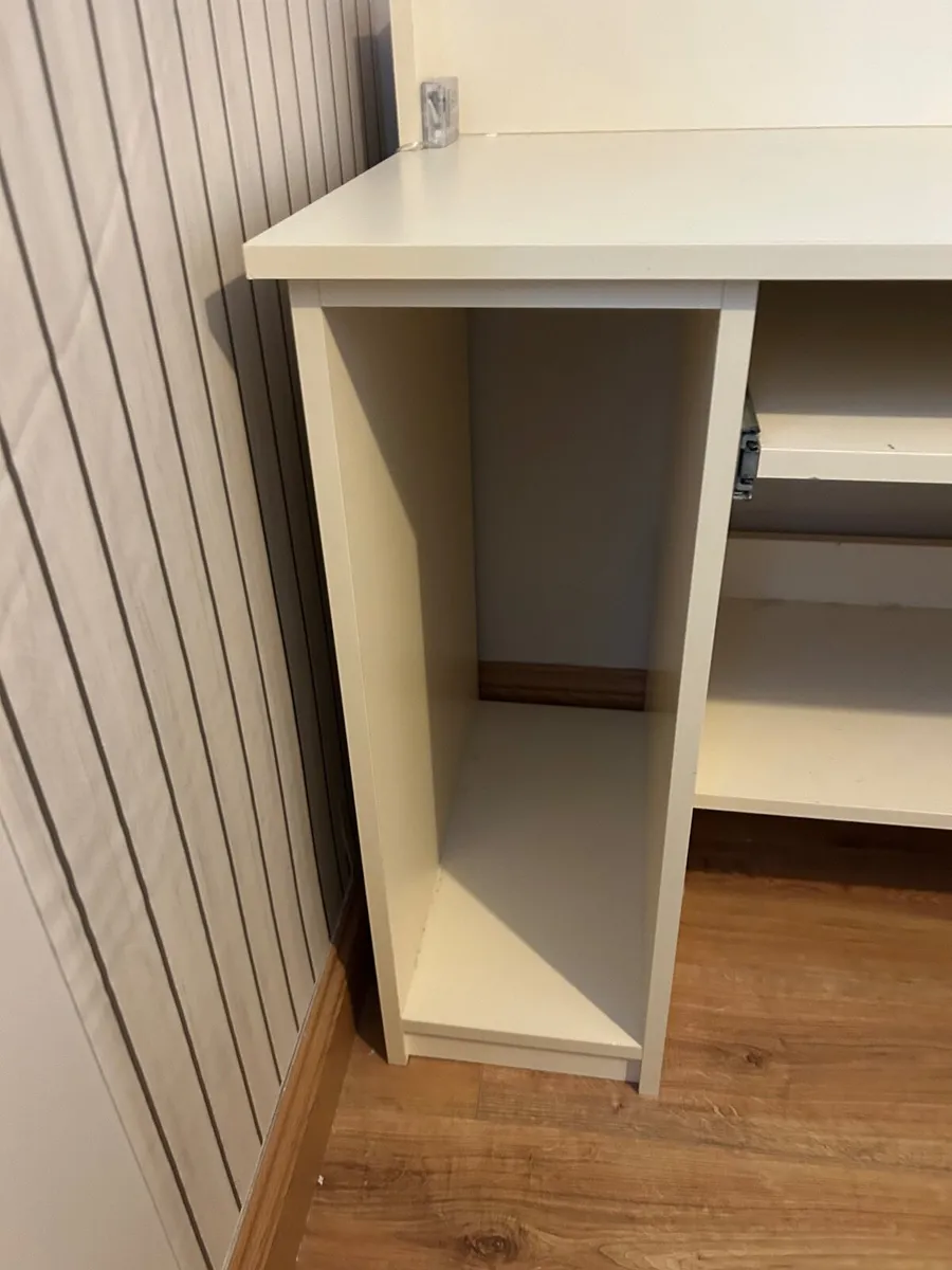 Computer desk with bedside table - Image 2