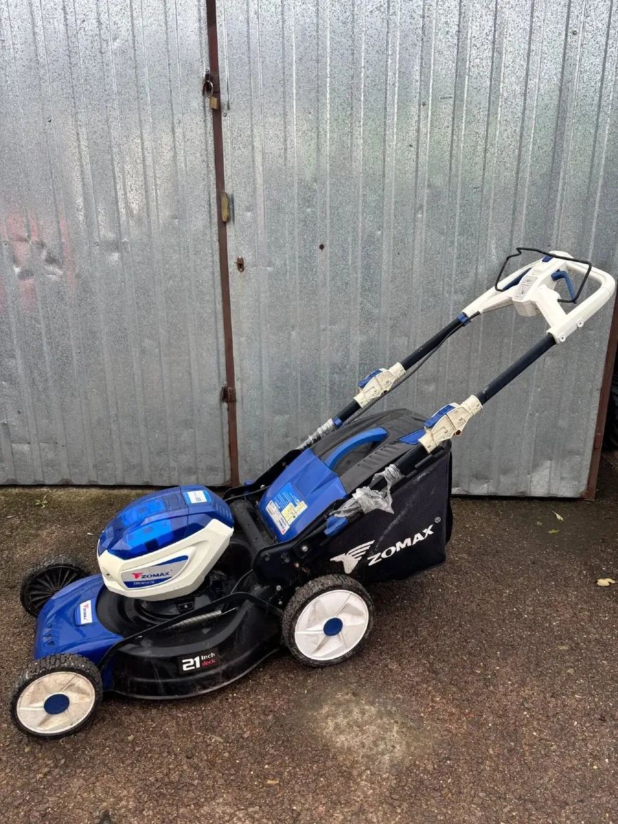 ZOMAX BATTERY LAWNMOWER FOR PARTS OR REPAIR - Image 1