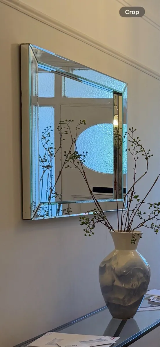 Large Venetian-Style Bevelled Glass Wall Mirror