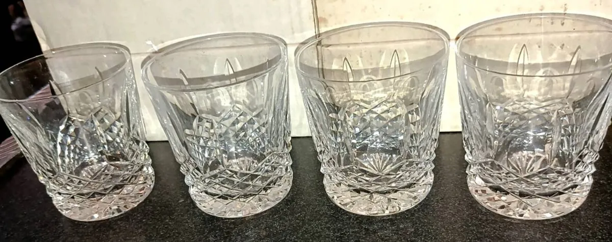 4 Waterford crystal Kenmore tumblers - Image 1