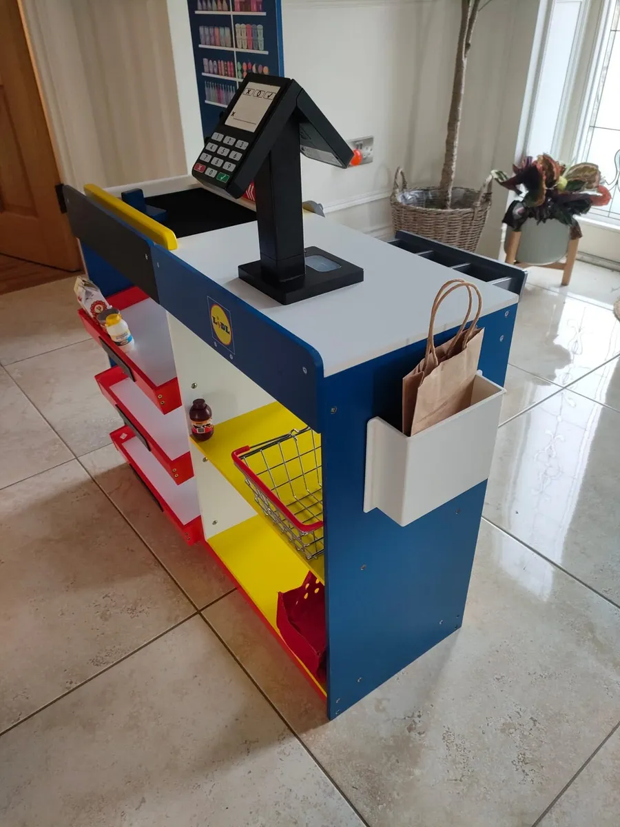 Ikea toy kitchen and Lidl toy shop. - Image 2
