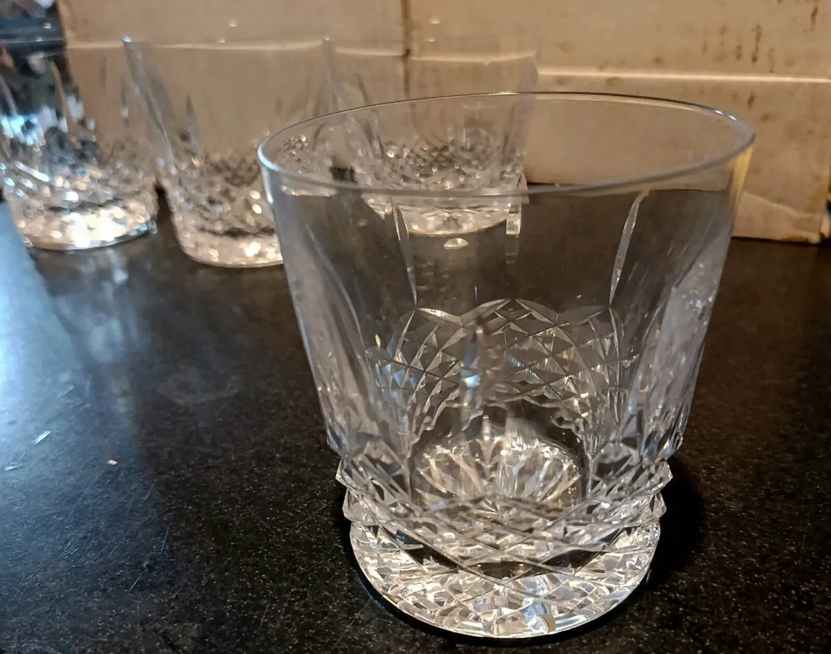 4 Waterford crystal Kenmore tumblers - Image 3