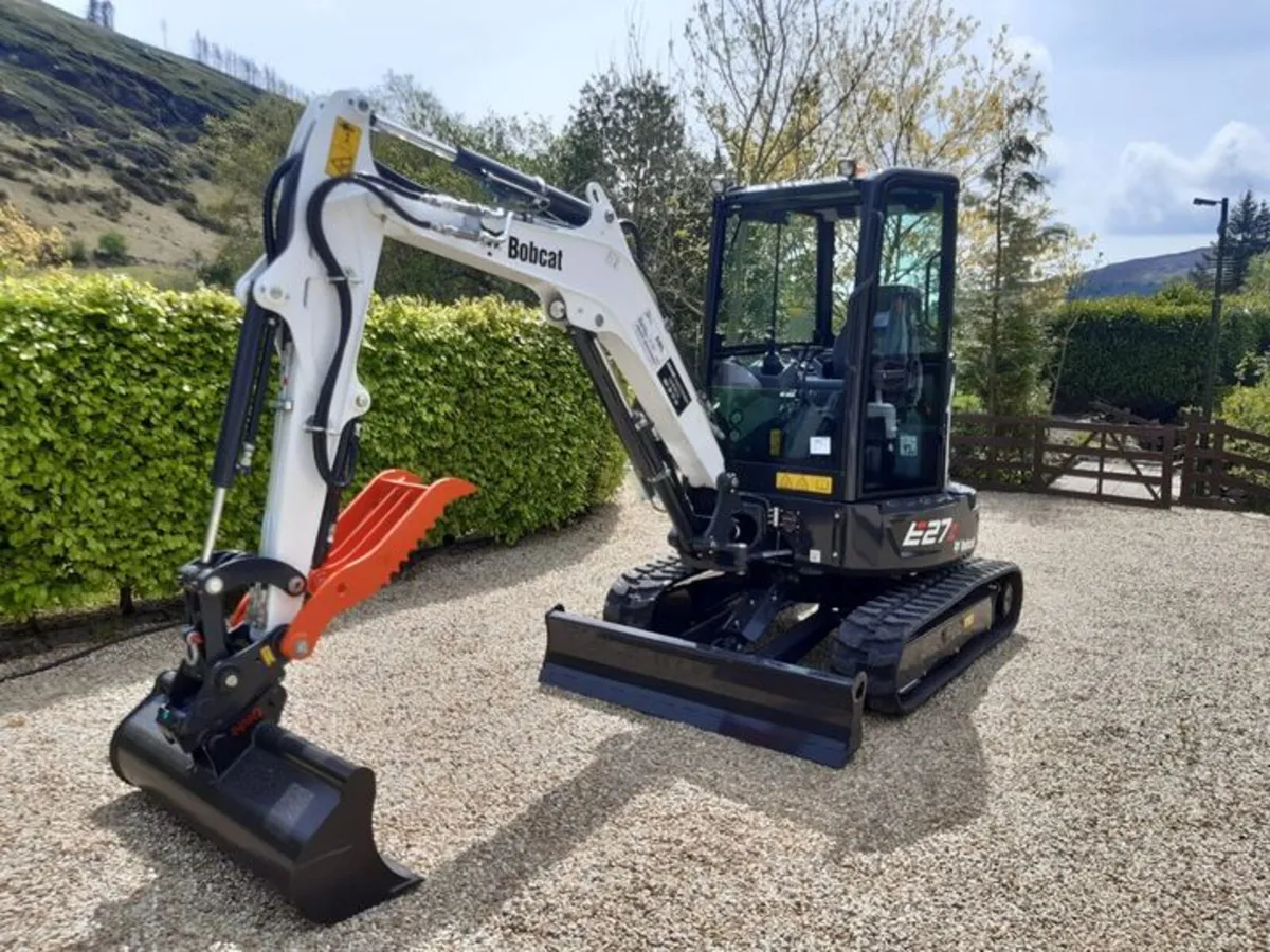 Bobcat E27z Mini Digger | 3 years 0% Finance - Image 3