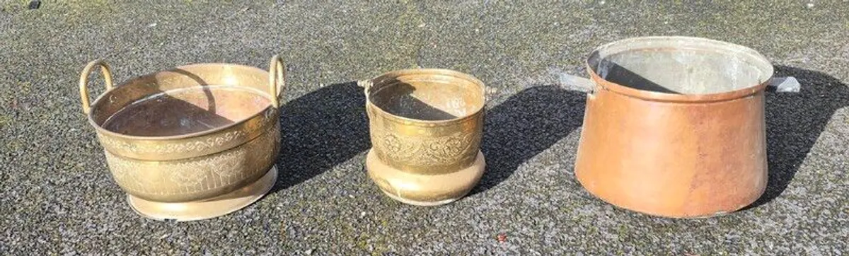 Brass Buckets for Sale - Image 2