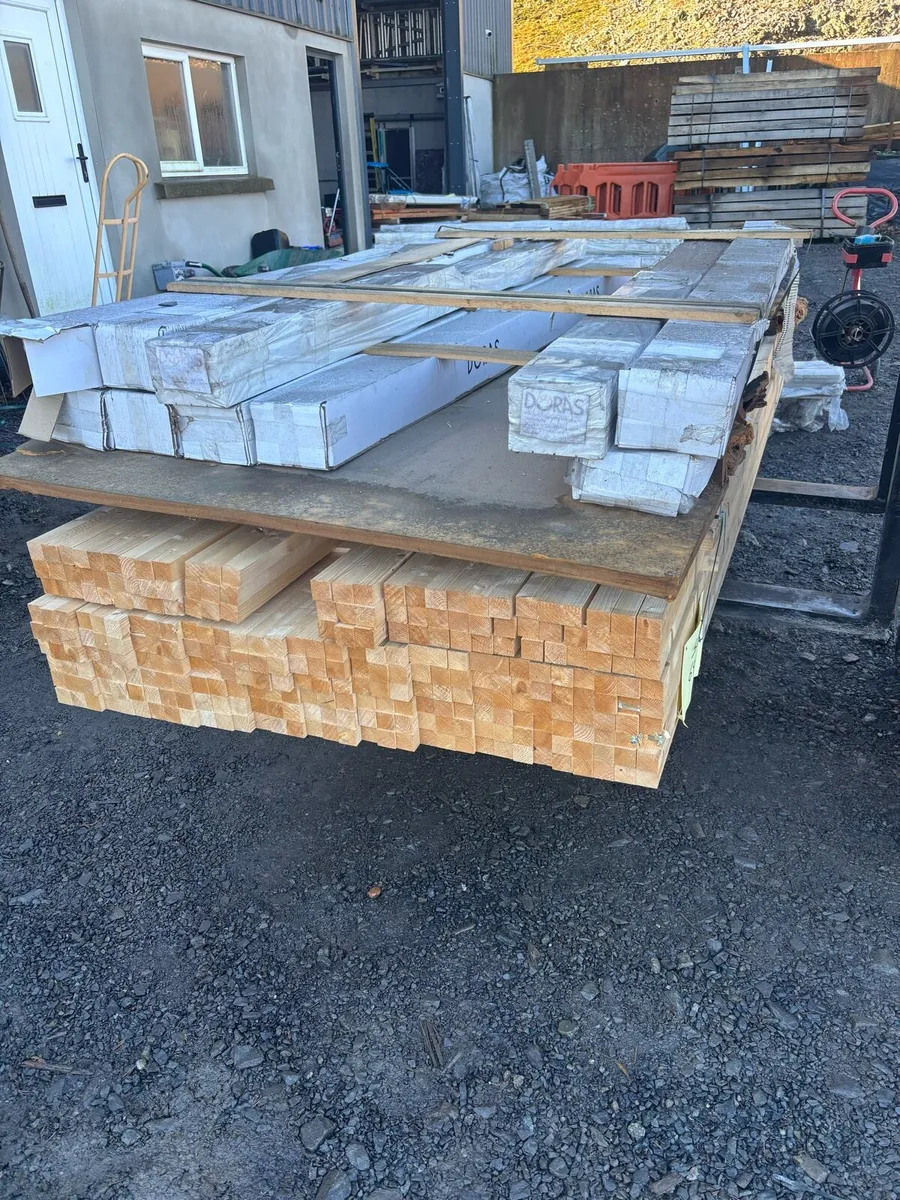 Very large quantity of new timber/door framing etc - Image 4