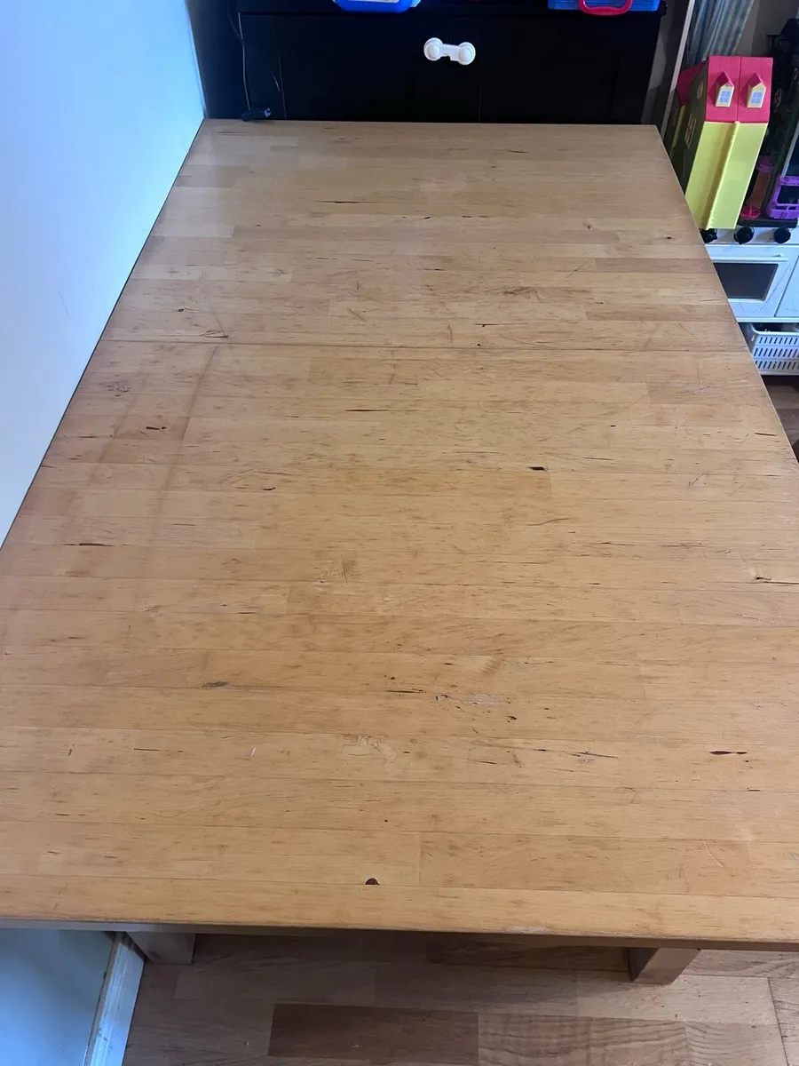 Bjursta extendable table & 4 chairs - Image 3