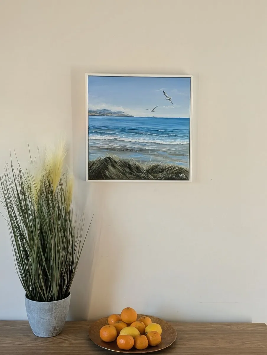 Original Acrylic Painting – 40x40 cm, Framed - Image 3