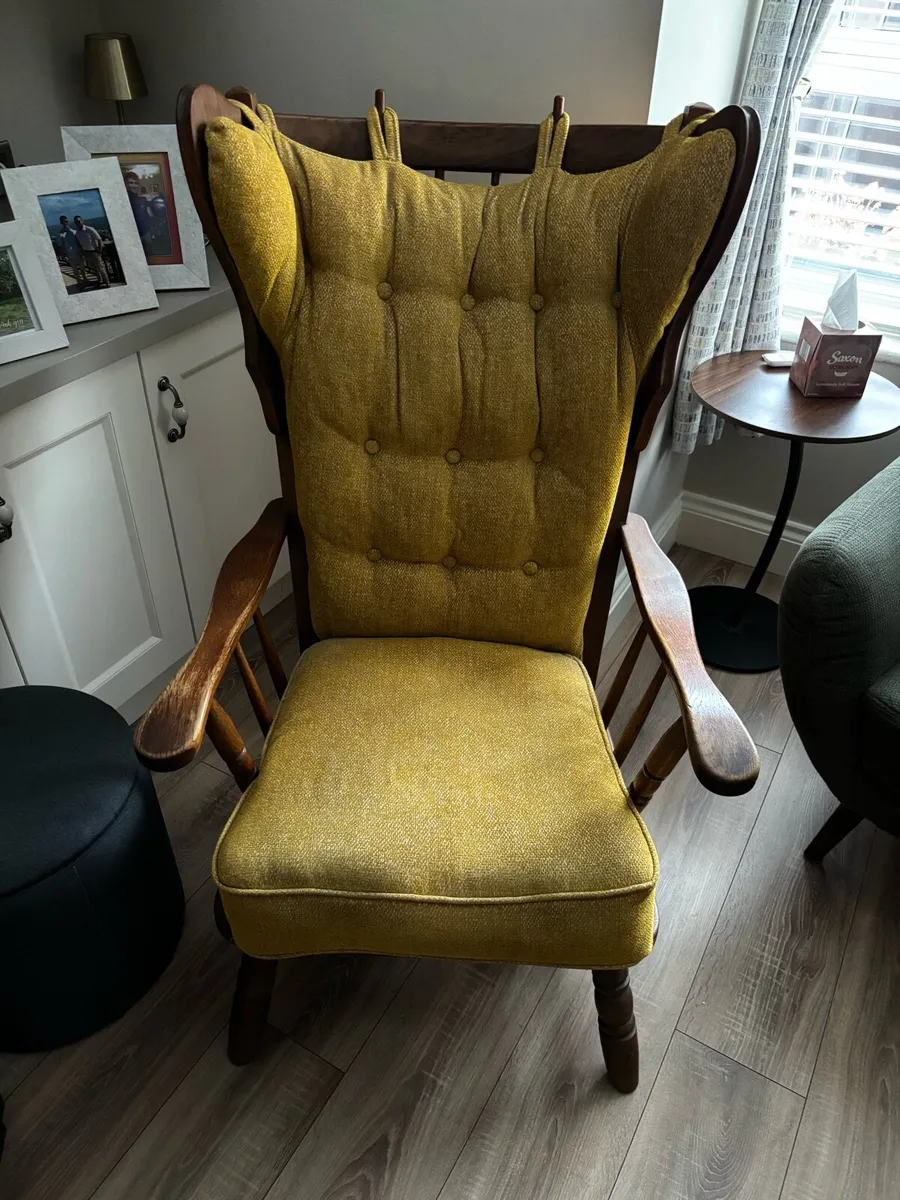 Dutch pine chair - Image 1