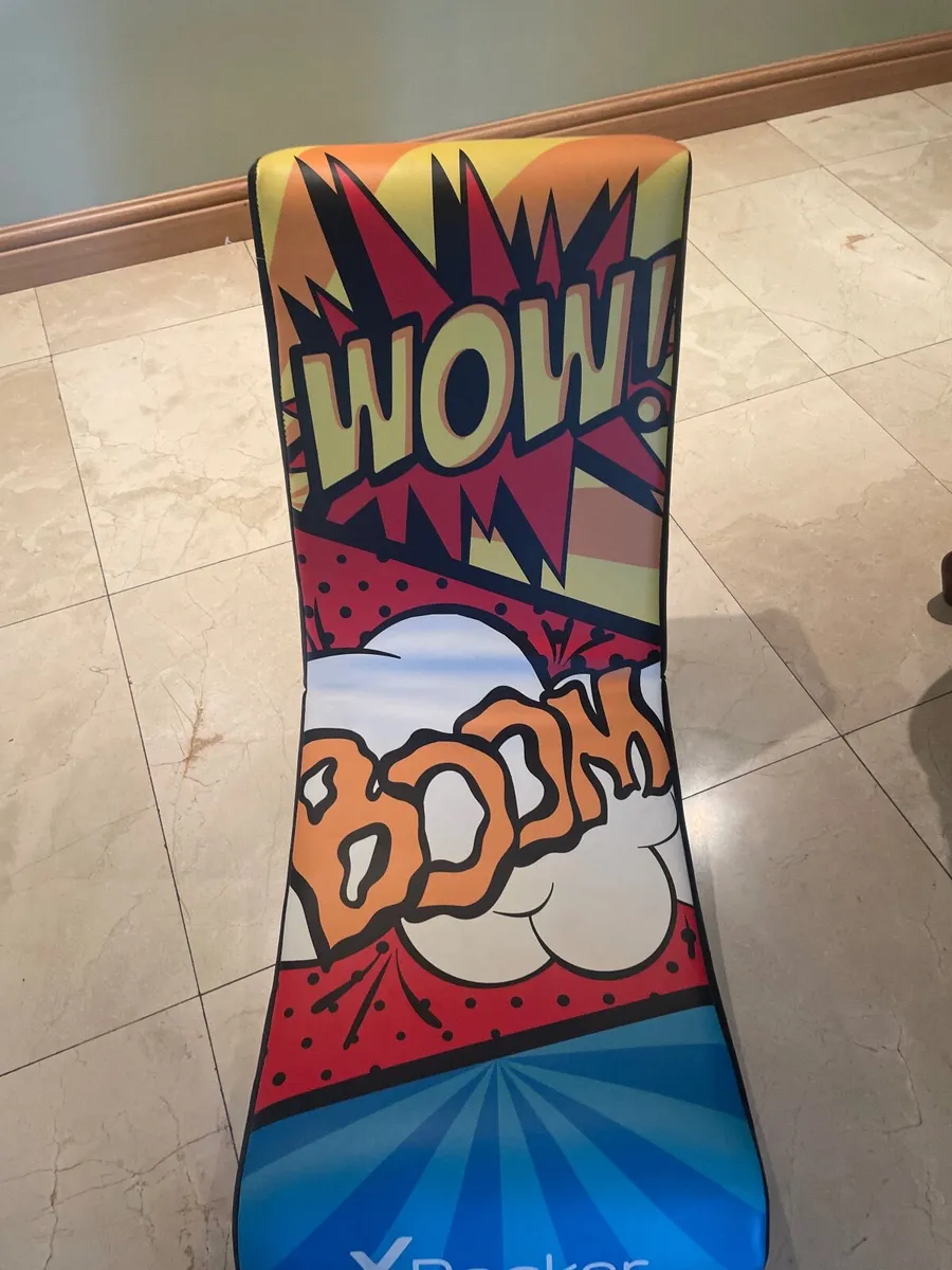 COMIC VIDEO ROCKER FOLDABLE GAMING CHAIR - Image 4