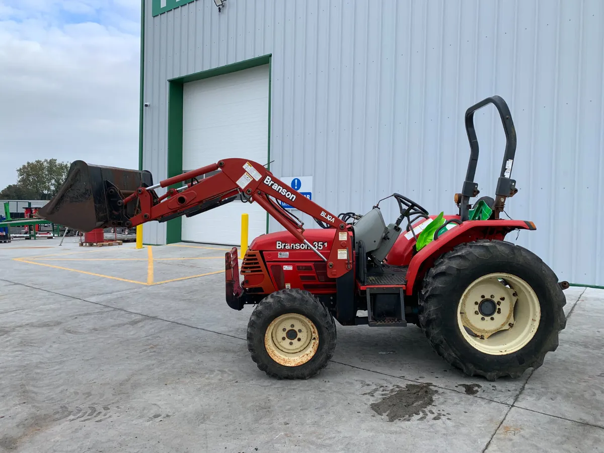 UNRESERVED BRANSON 3510 COMPACT TRACTOR FOR AUCT - Image 2