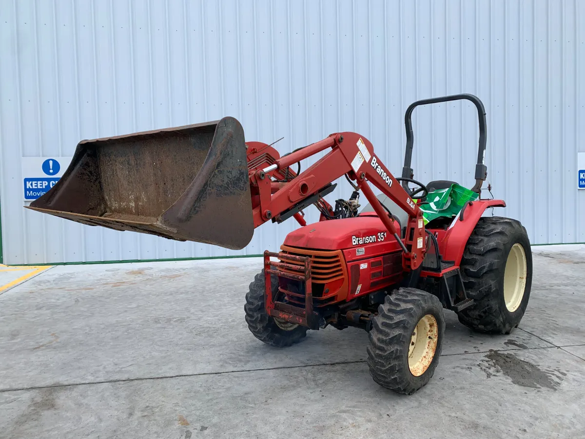 UNRESERVED BRANSON 3510 COMPACT TRACTOR FOR AUCT - Image 1