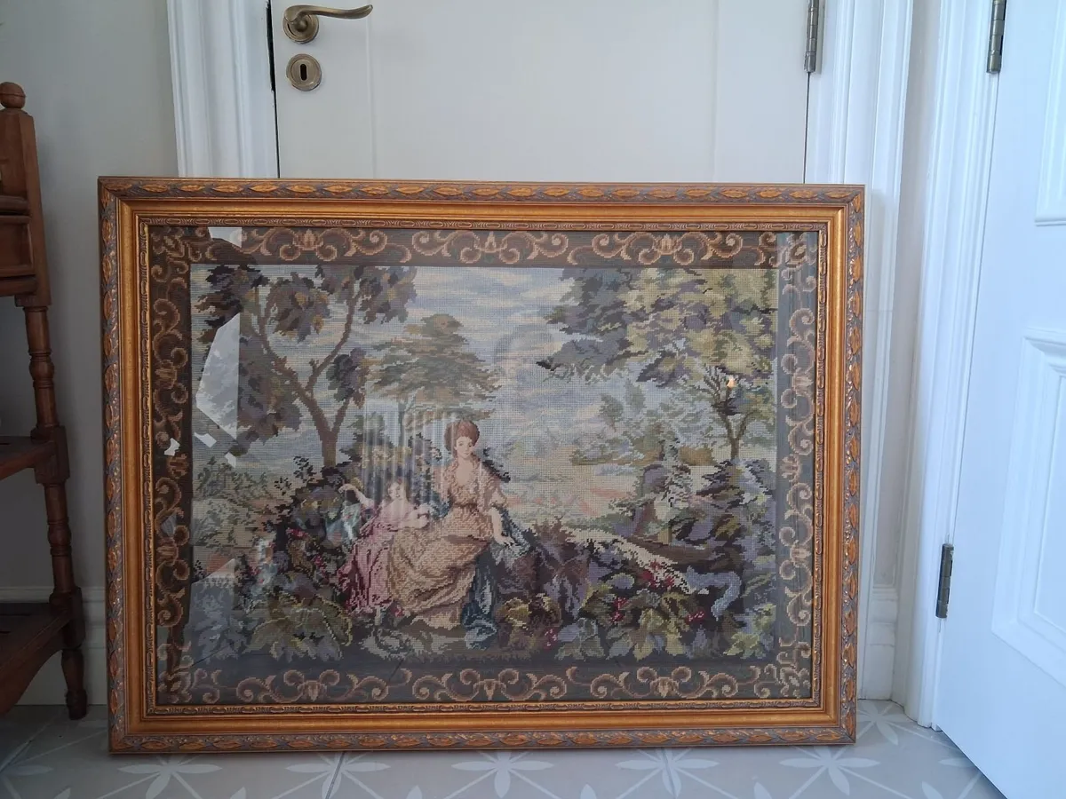 Framed Tapestry Art - Image 2