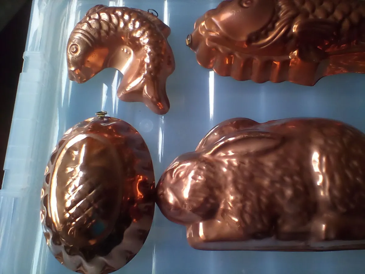 Brass jelly moulds - Image 2