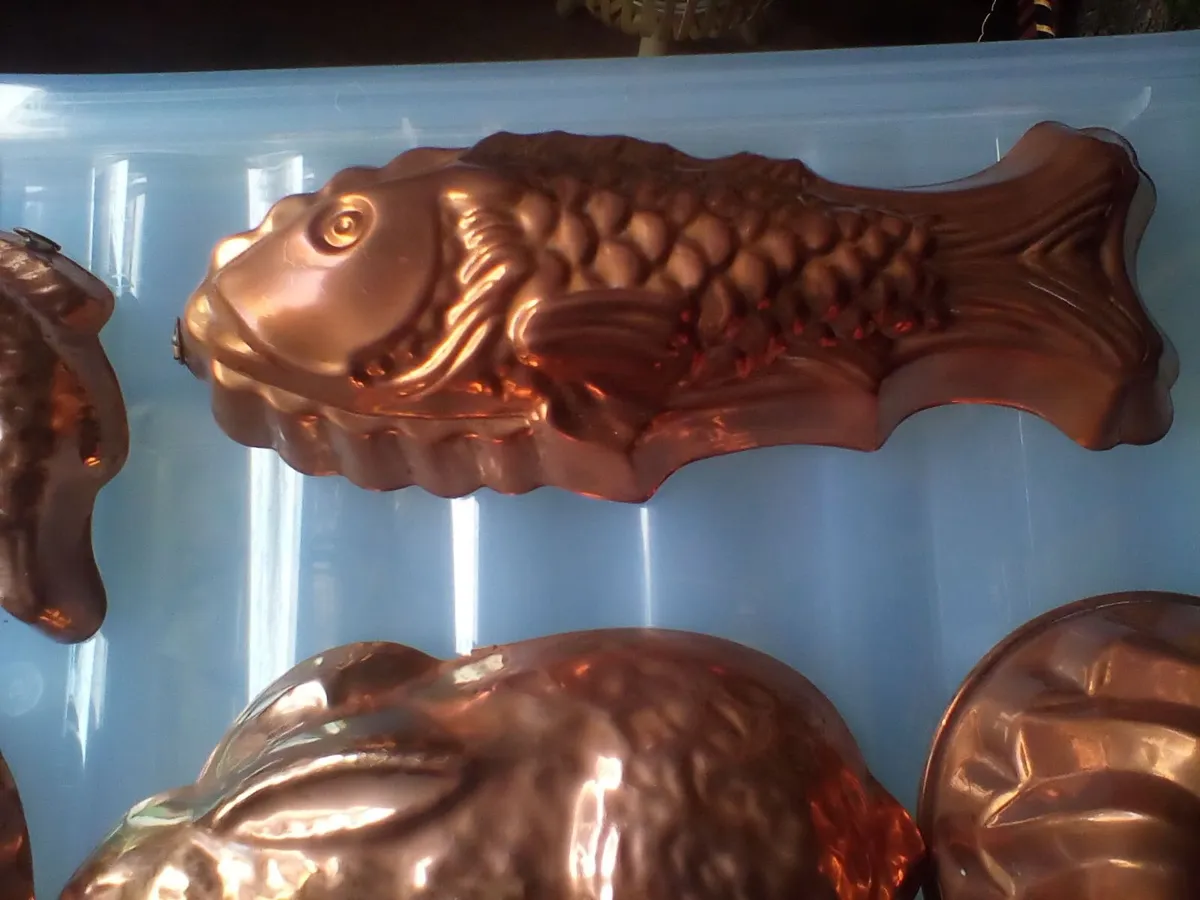 Brass jelly moulds - Image 3