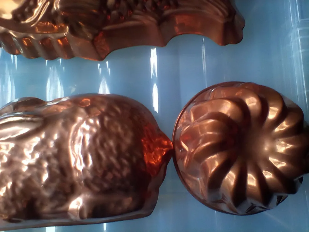 Brass jelly moulds - Image 4