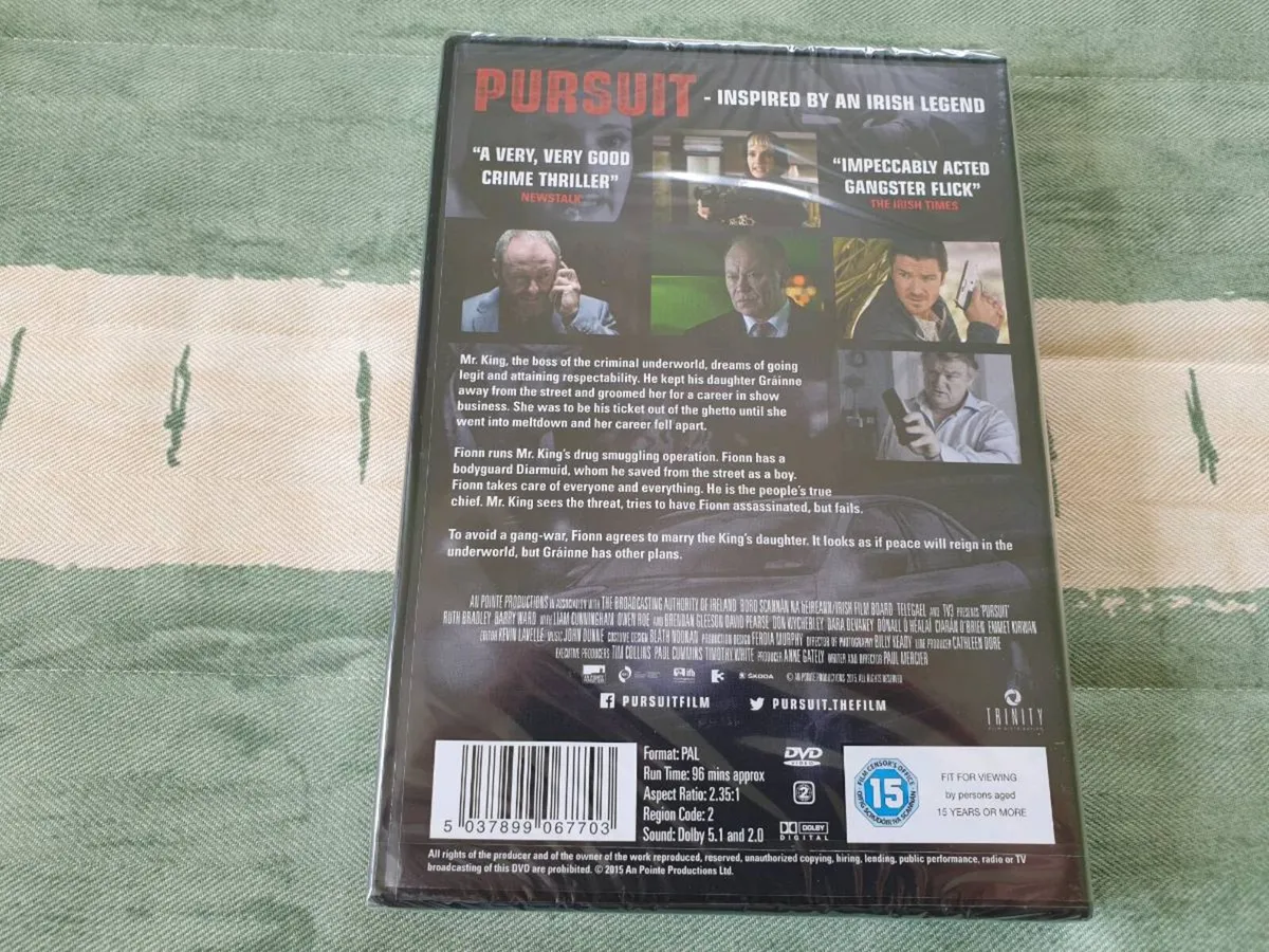 Pursuit DVD 2015 Paul Mercier Ruth Bradley - Image 2