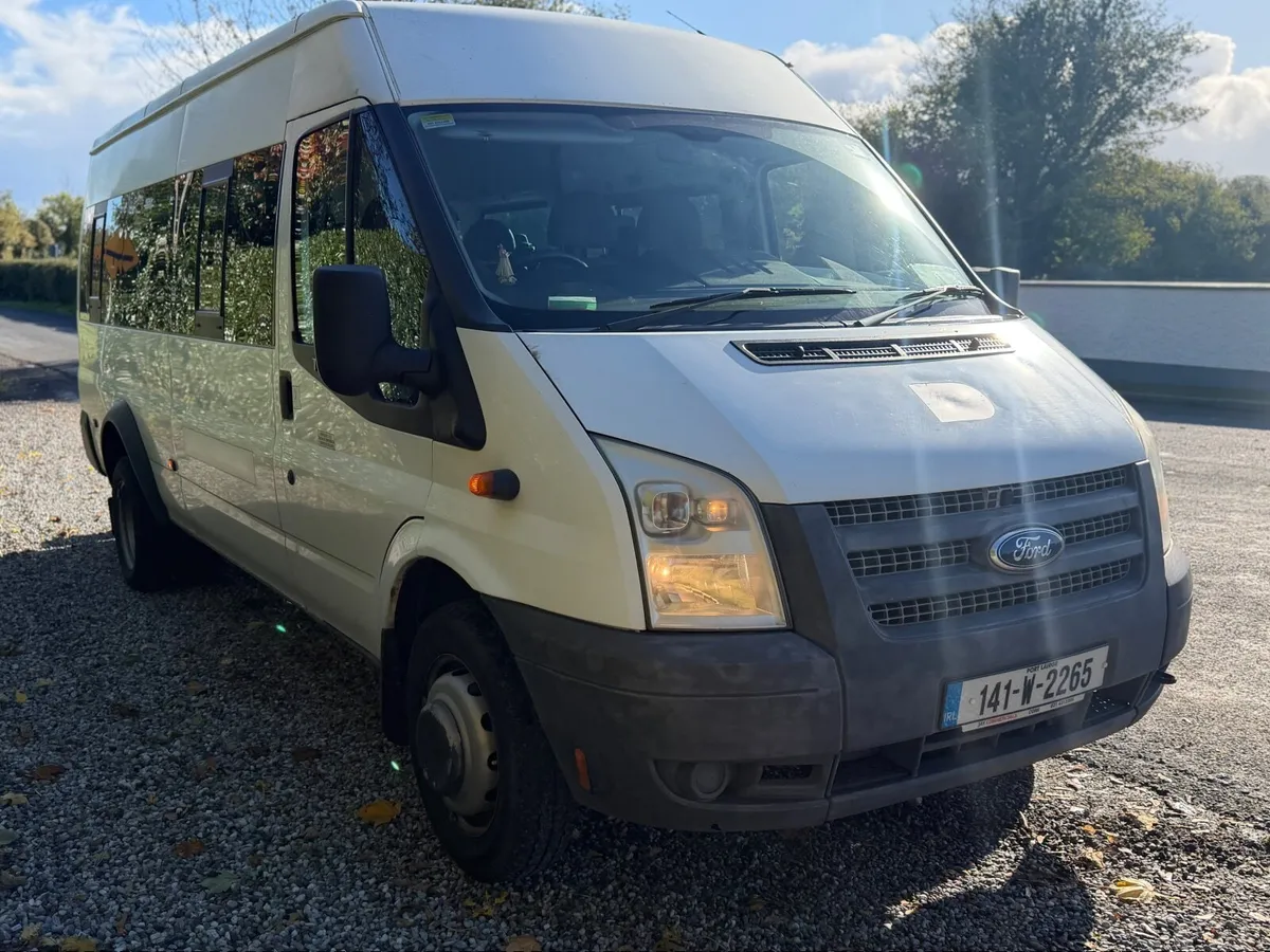 141 Ford Transit 17 seater bus low miles TEST&TAX - Image 1