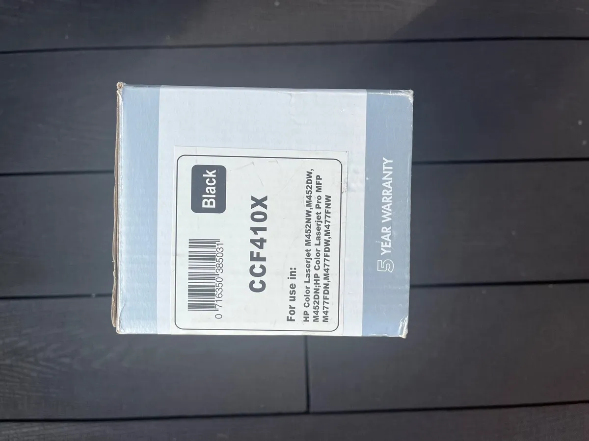 Compatible HP CF410X Black 410X Toner - Image 1