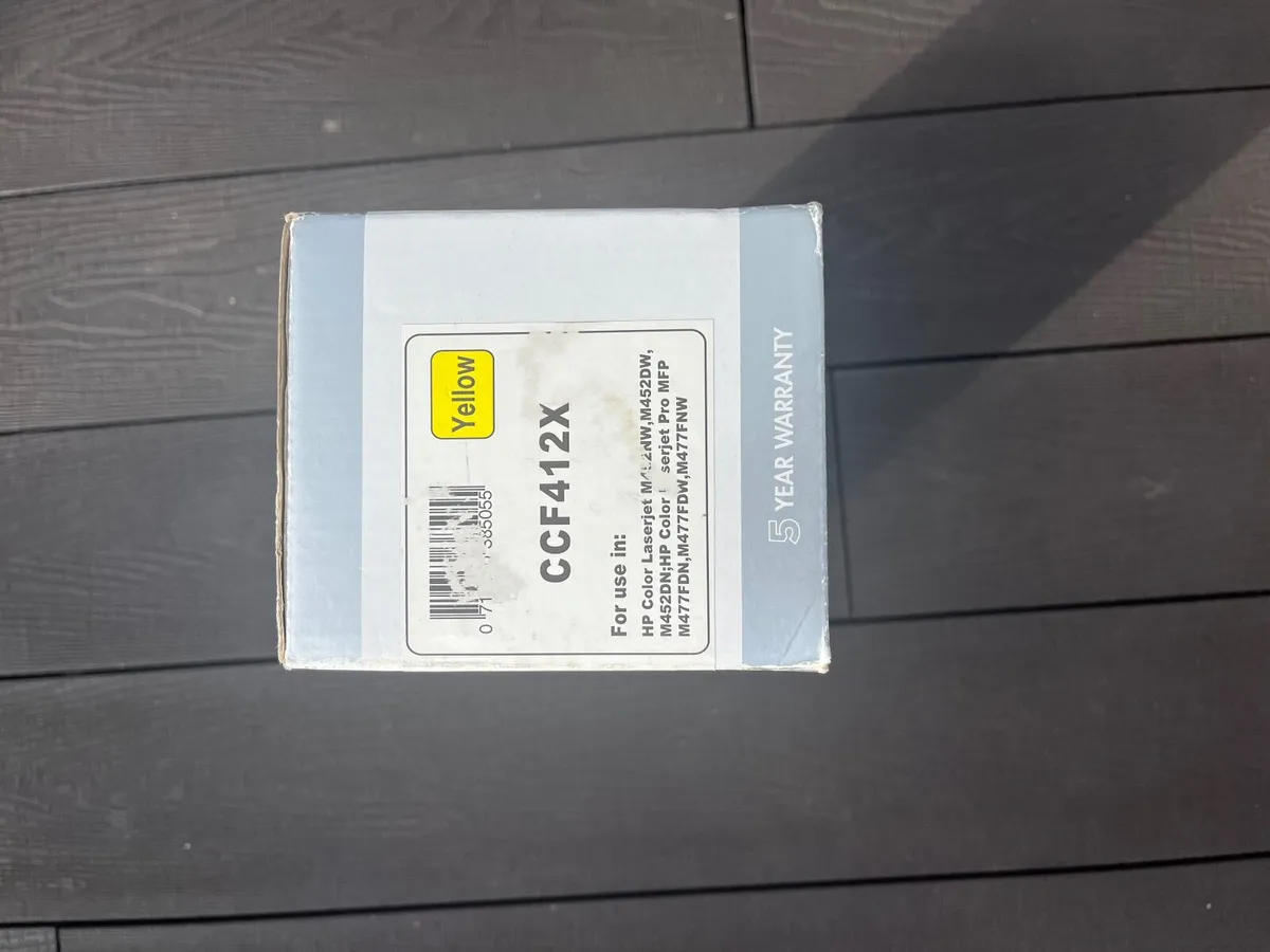 Compatible HP CF412X Yellow 410X Toner - Image 1