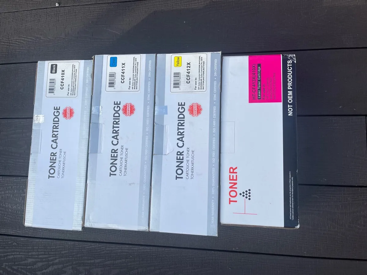 Set of Compatible HP 410X Colour Toners - Image 2