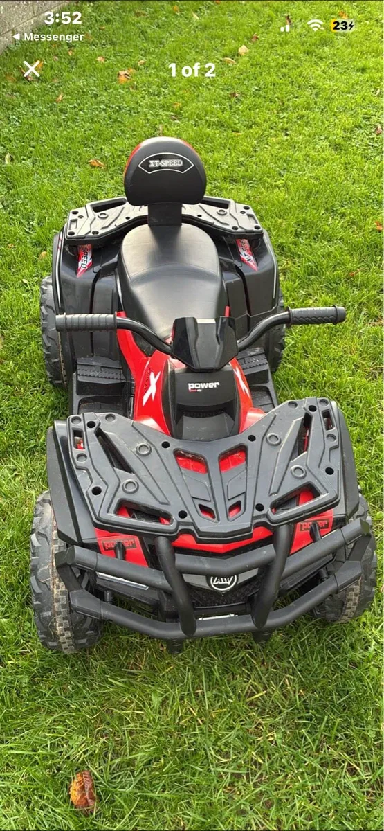 Kids electric ride on quad bike - Image 1