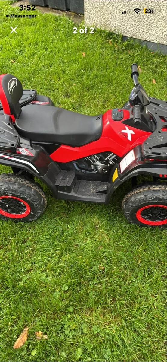 Kids electric ride on quad bike - Image 2