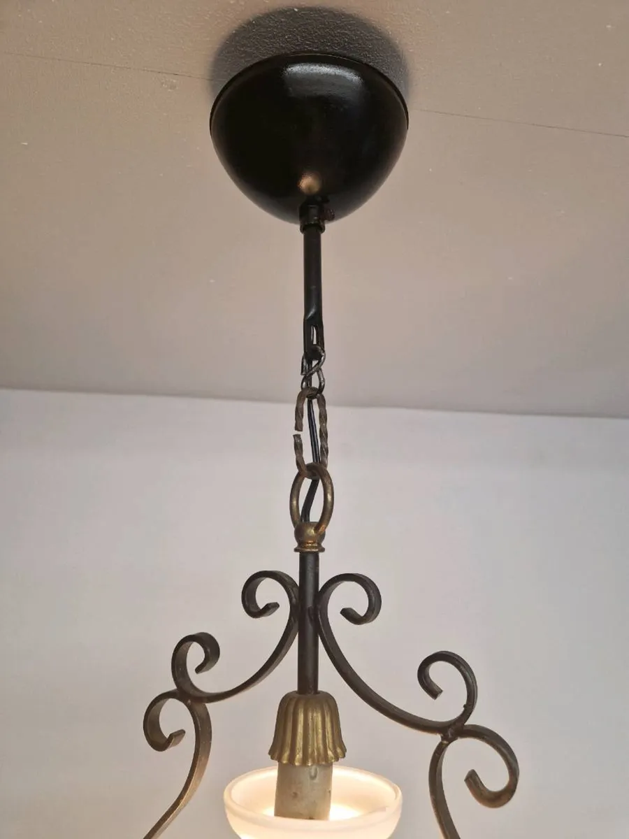 Antigue Vintage French ceiling light - Image 4