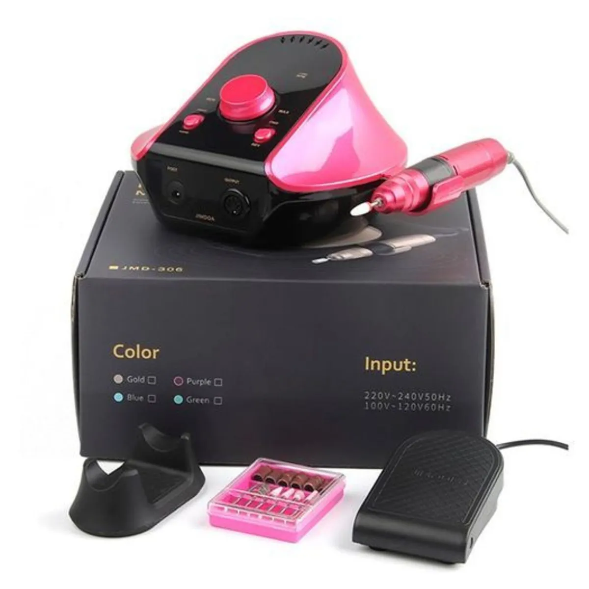 35000RPM 45W Electric Nail Drill Machine PINK