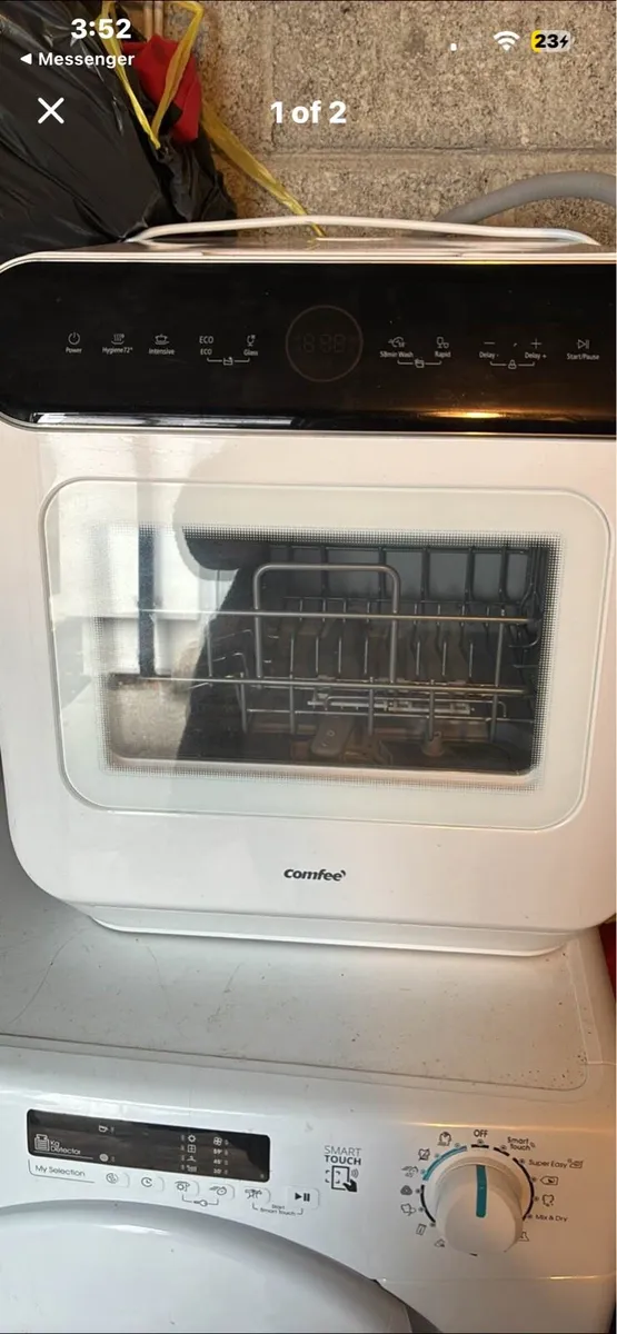comfee mini no plus compact countertop dishwasher - Image 1