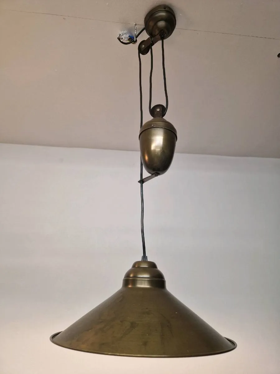 1890/1900 Antigue Vintage Copper French light - Image 1