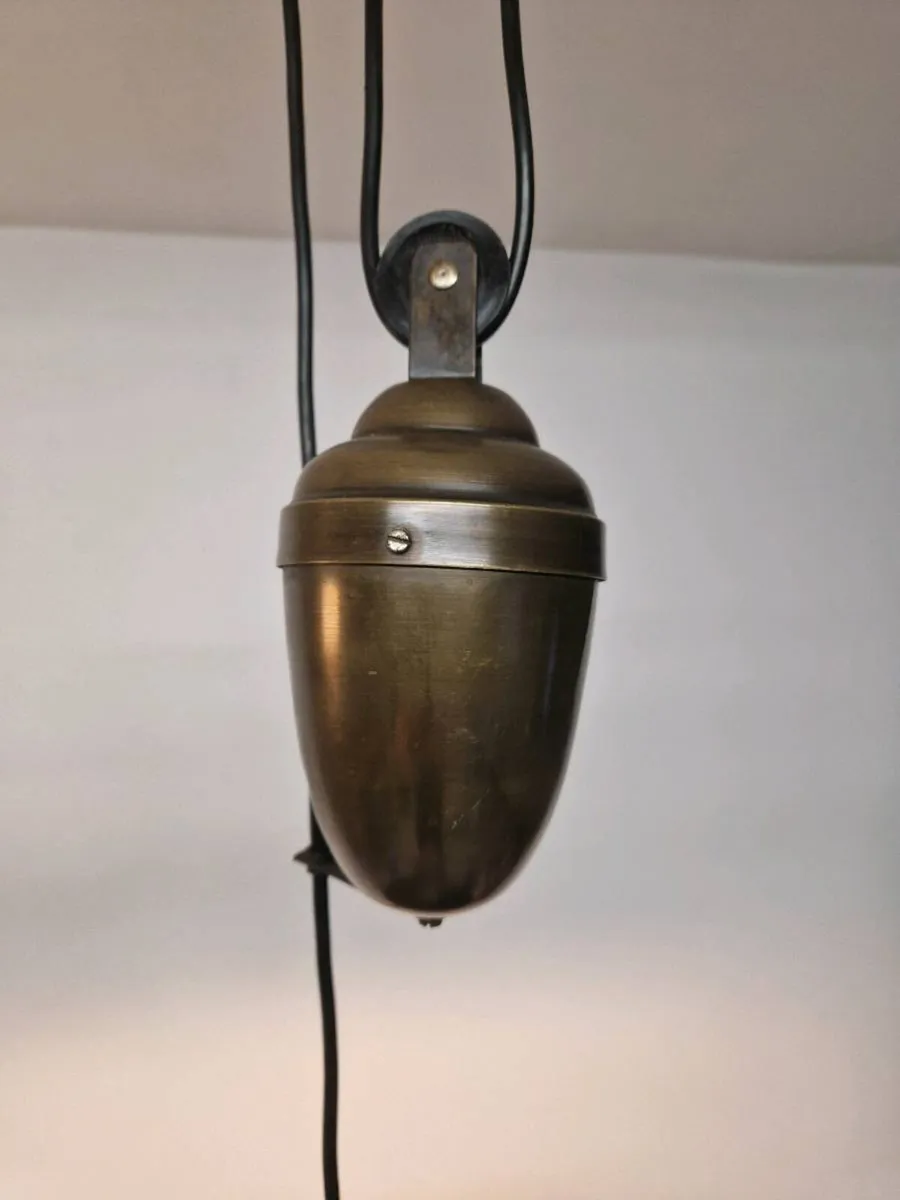 1890/1900 Antigue Vintage Copper French light - Image 3