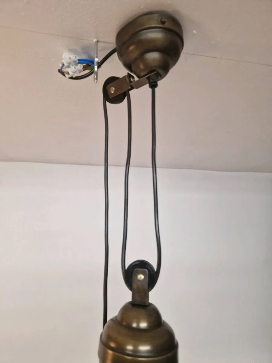 1890/1900 Antigue Vintage Copper French light - Image 4