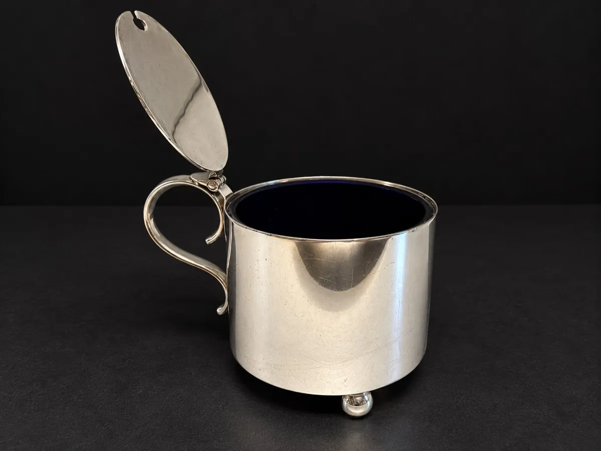 Vintage Silver-Plated Mustard Pot - Image 3