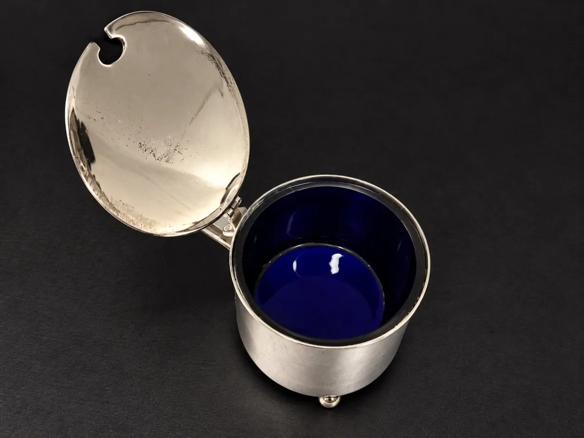 Vintage Silver-Plated Mustard Pot - Image 4