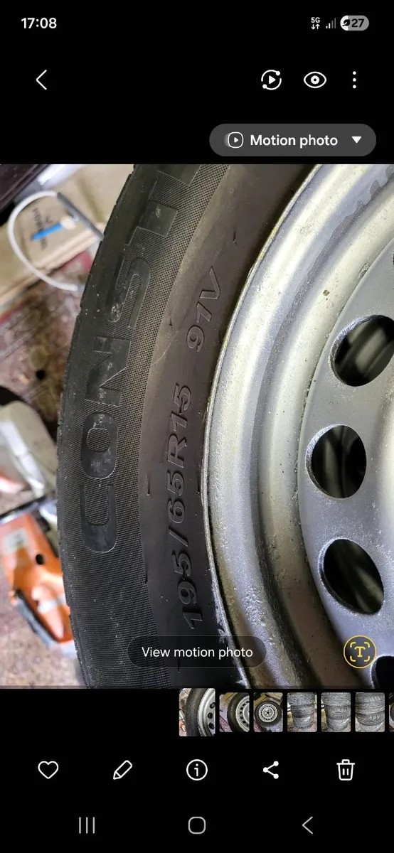 Tyres x4 195/70/R15 - Image 2