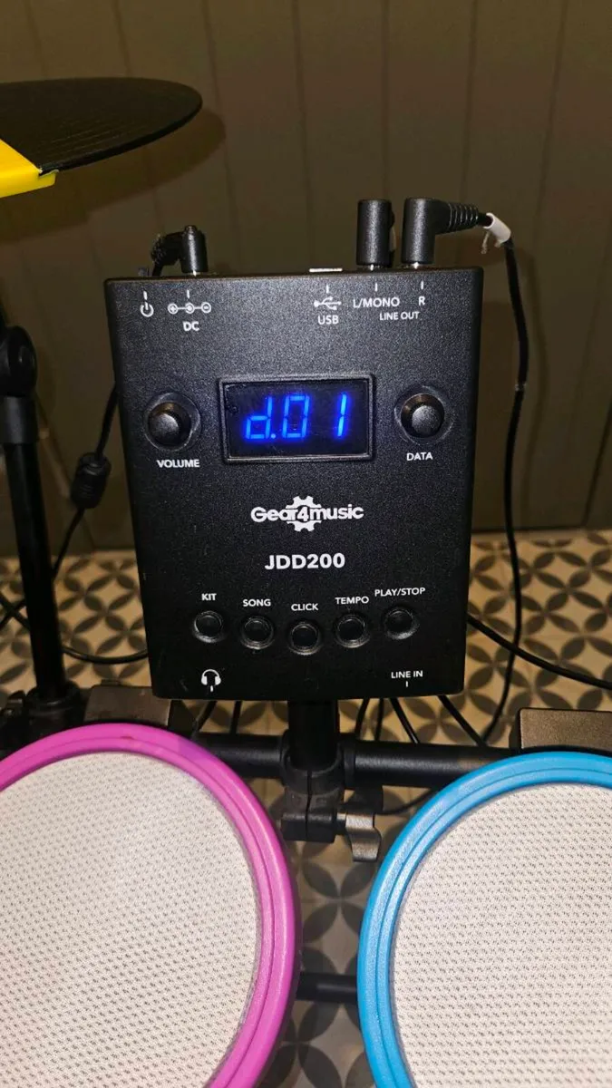 Kids Electronic Drum Kit - Image 4