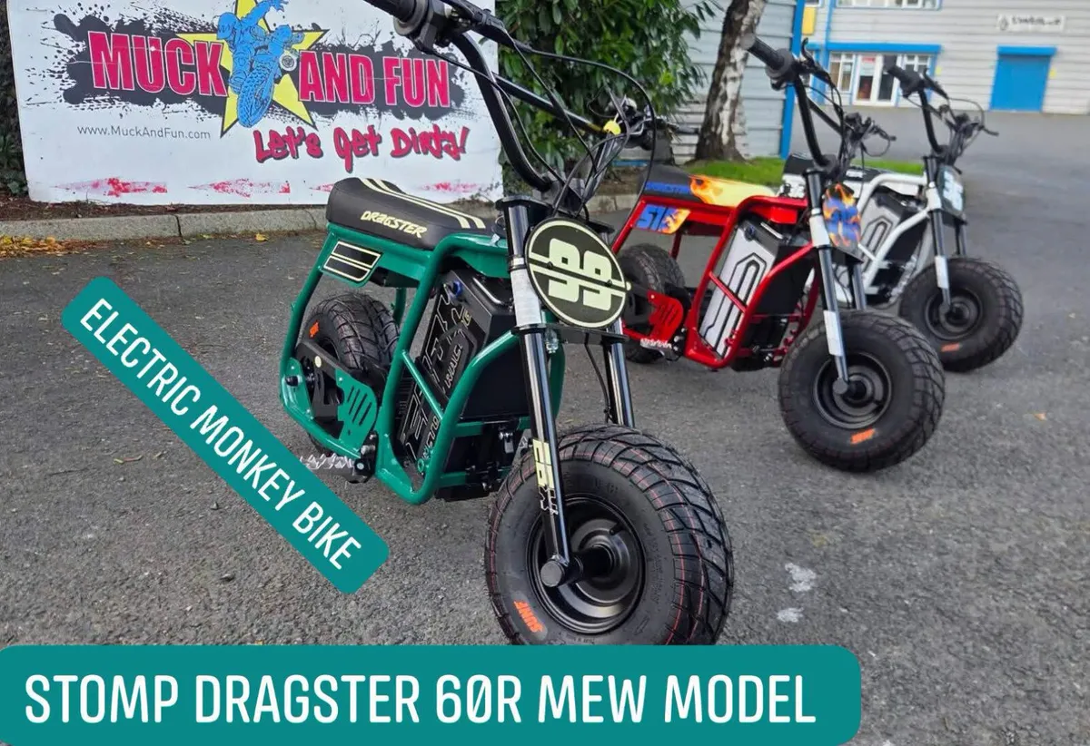 STOMP DRAGSTER New model ELECTRIC MONKEY BIKE - Image 3