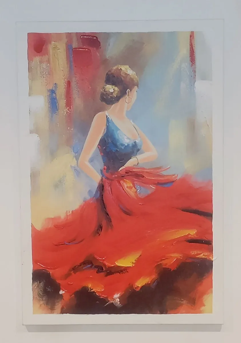 Wieco Art "Flying Skirt" Hand-Painted - Image 1