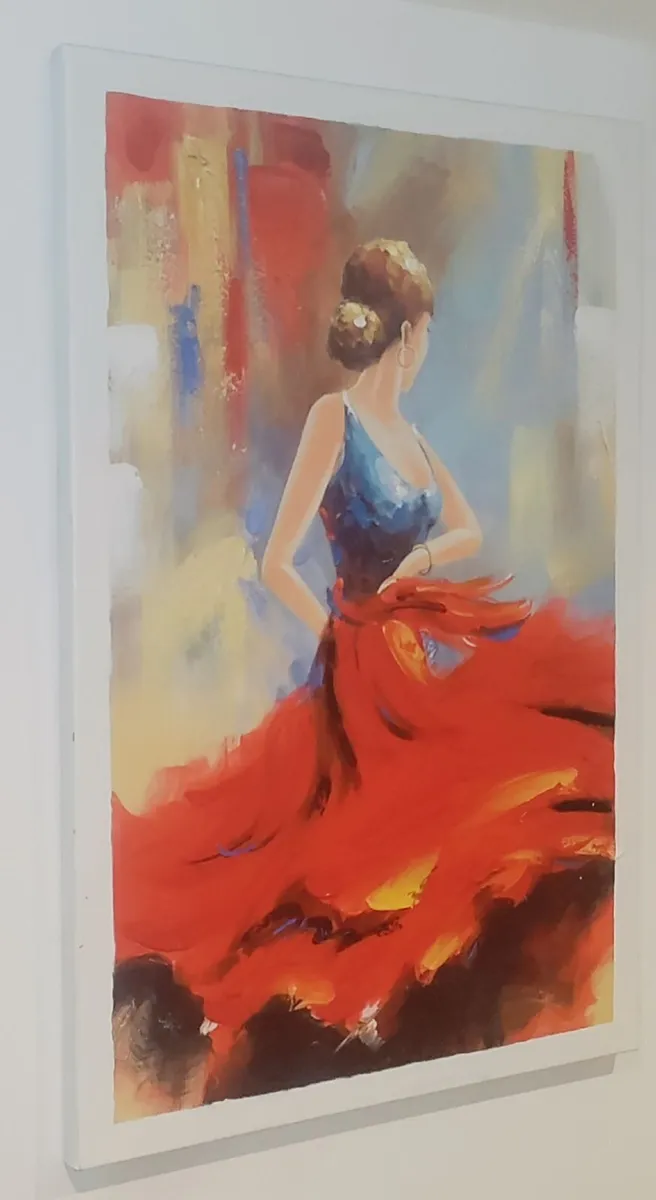 Wieco Art "Flying Skirt" Hand-Painted - Image 2