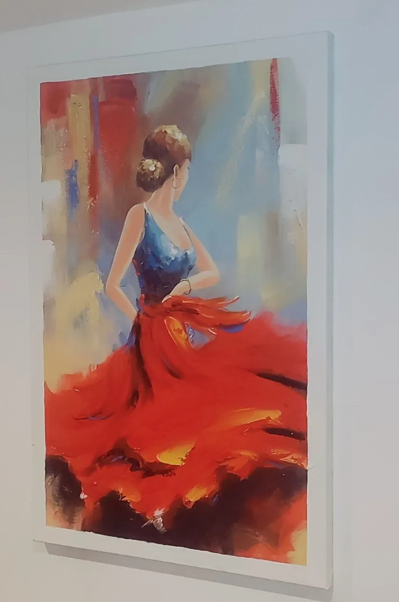 Wieco Art "Flying Skirt" Hand-Painted - Image 4