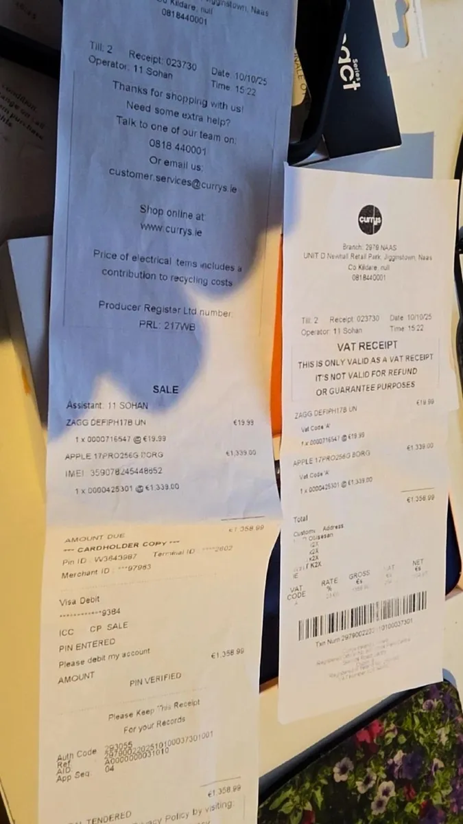 Iphone 17 pro with Receipt - Image 3