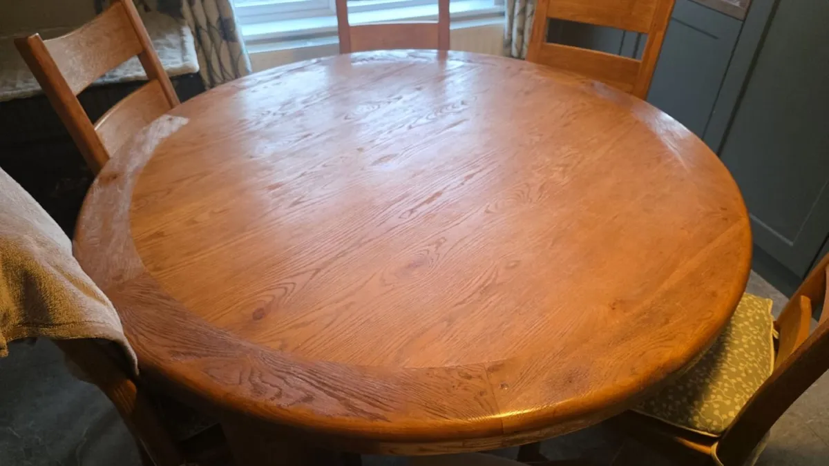 Oak Dining Table - Image 2