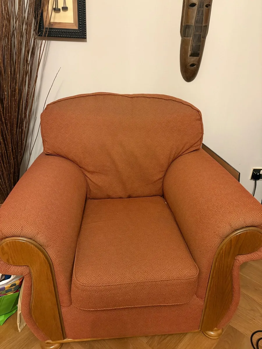3-seater sofa and matching armchair - Image 3
