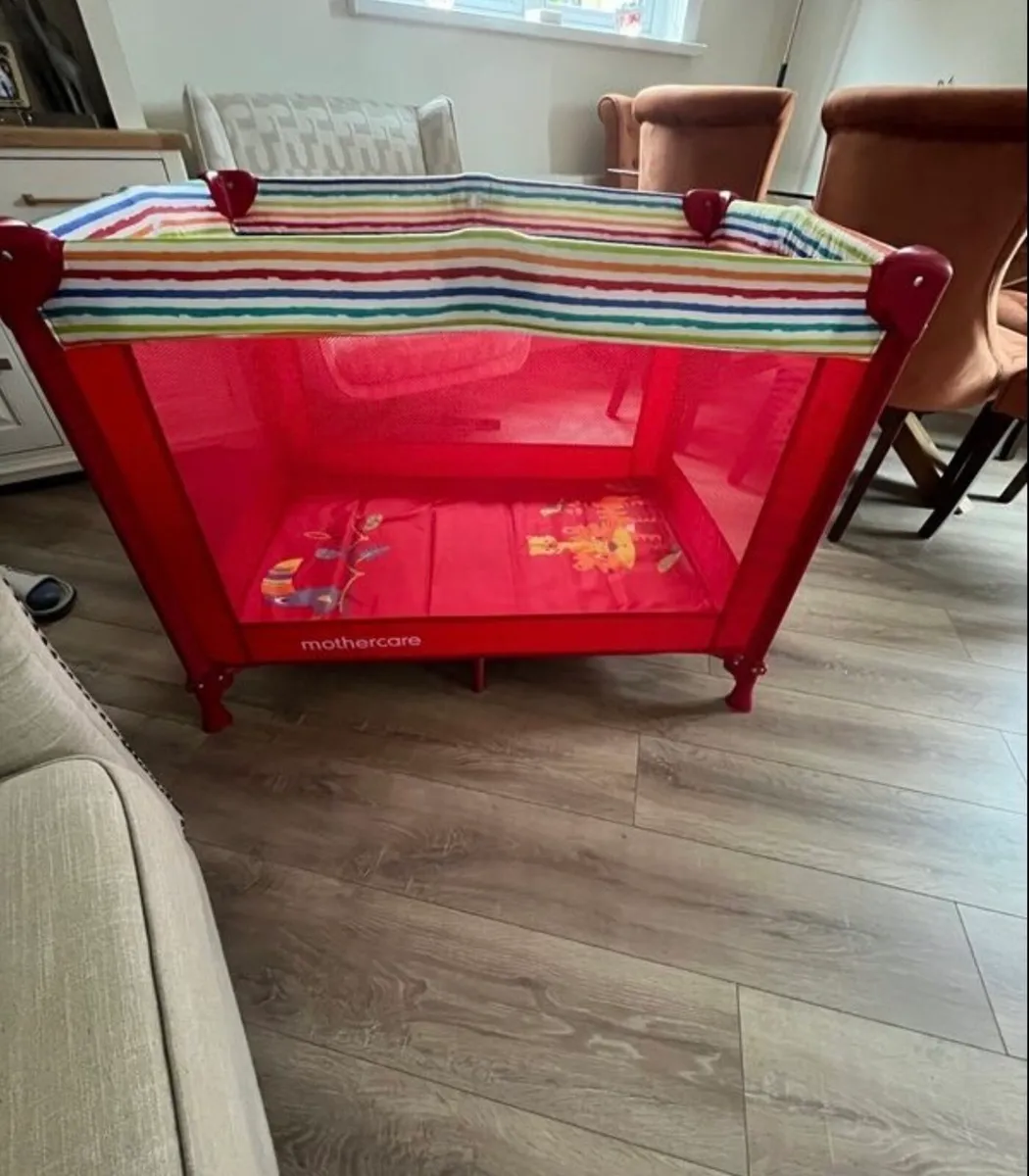 Mothercare Travel Cot - Image 1