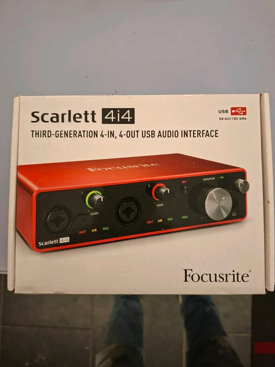 Focusrite 4i4 3rd gen audio interface - Image 1